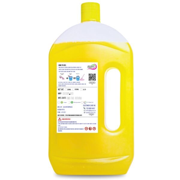 Sirin 5x Tougher Floor Cleaner Lemon Standard Size (1 Liter) - Image 2